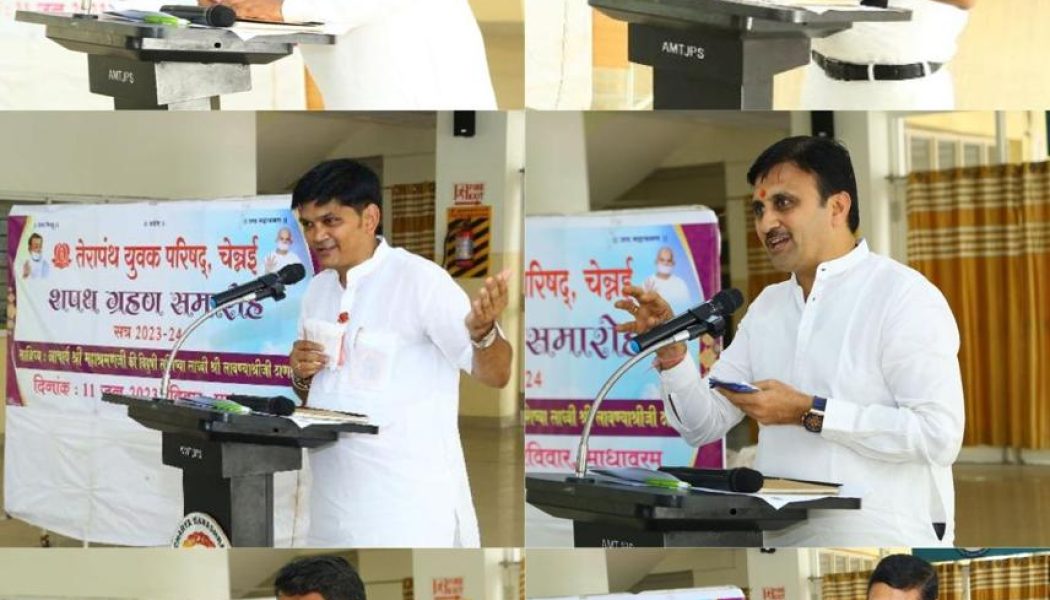 सामाजिक एवं आध्यात्मिक दायित्व का करें सम्यक नियोजन : साध्वी लावण्याश्री