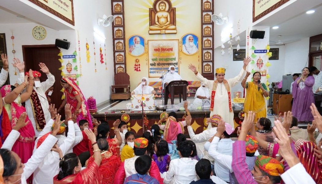 “शालीभद्र” सामुहिक सहजोड जाप का आकुर्डी स्थानक भवनमें आयोजन